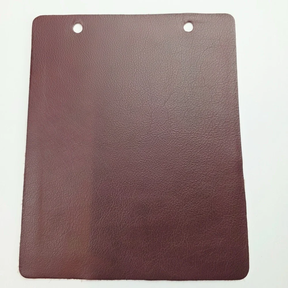 Lot Of 5 Brown Leather Sample Upholstery Swatches for Bookbinding Bags Wallet